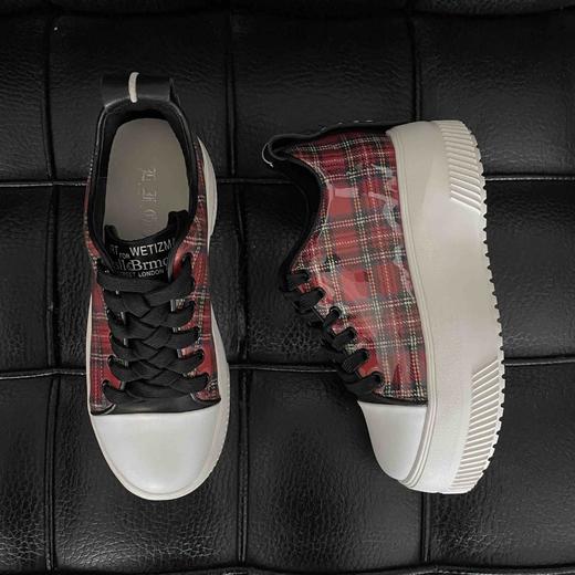 lfgj jeans AD503 松糕底千鸟格休闲时尚女 商品图5