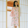 【甜美水蜜桃】日式和服睡衣 纯棉纱布 七分袖睡裙 宽松和服睡衣 汗蒸家居服 商品缩略图1