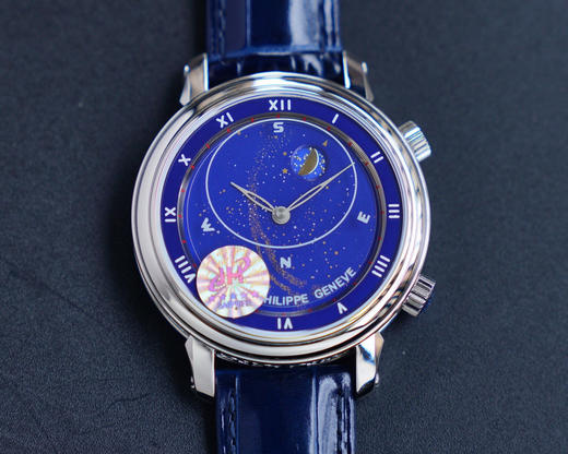 PP百达翡丽‮空星版级升‬5102天月款‮内日‬瓦苍‮列系穹‬你可想象‮空星把‬佩戴在腕上吗？ 商品图2