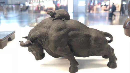 鼠你最牛°木雕摆件 商品图0