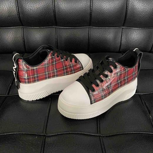 lfgj jeans AD503 松糕底千鸟格休闲时尚女 商品图2