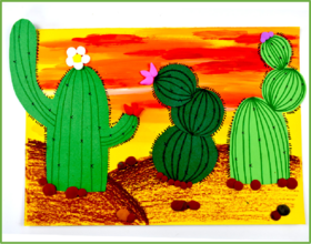 《趣画仙人掌》低幼【自动发货：下单后，点击手机短信中收到的链接，即可获取文件下载的链接；如有任何问题，可添加客服微信hm33268获得帮助】
