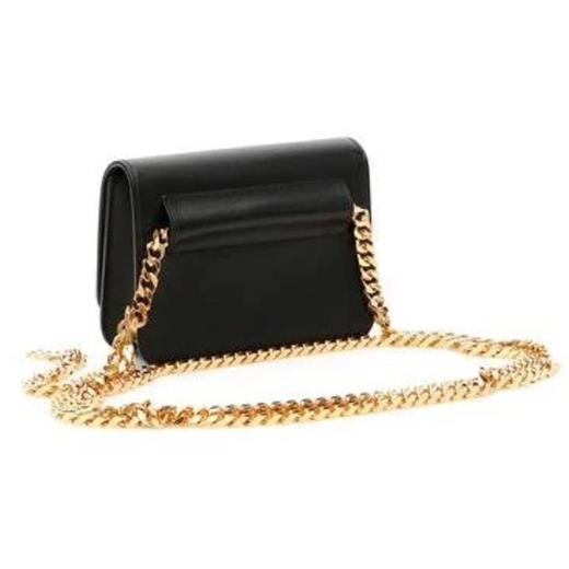 BURBERRY 巴宝莉 女士黑色腰带皮革TB专属标识包 黑色 8012200 A6817 商品图1