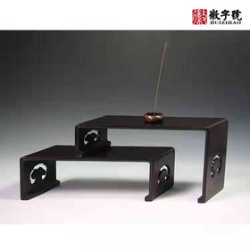 吉祥如意高低架°紫光檀（独立架可调节）