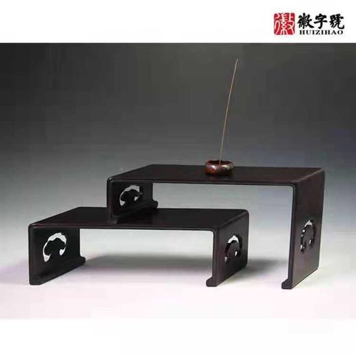 吉祥如意高低架°紫光檀（独立架可调节） 商品图0