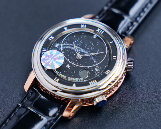 PP百达翡丽‮空星版级升‬5102天月款‮内日‬瓦苍‮列系穹‬你可想象‮空星把‬佩戴在腕上吗？ 商品图3