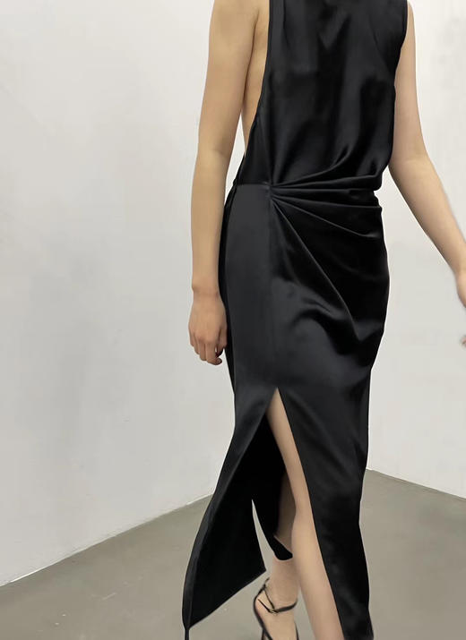Viktoria Chan | AW2048 Sandy Satin Draped Dress [连衣裙] 商品图1