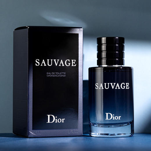 DIOR/迪奥SAUVAGE旷野男士香水60/100ml狂野清新之水EDT淡香浓香持久礼盒礼袋 商品图7