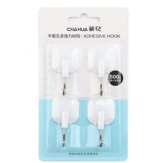 茶花粘钩4只装5元 商品图0