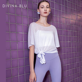 迪唯纳瑜伽短袖雅致外搭【伦敦外搭09】（售后说明：收货15天内支持调换货）