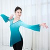 古典舞蹈练功服喇叭袖渐变艺考表演服女民族舞身韵舞蹈纱衣女 商品缩略图2