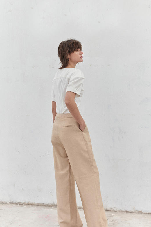 Viktoria Chan | SS21068 Bea pleated trousers [长裤] 商品图4