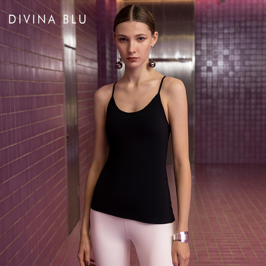迪唯纳瑜伽经典背心【伦敦裸感背心08】 商品图1