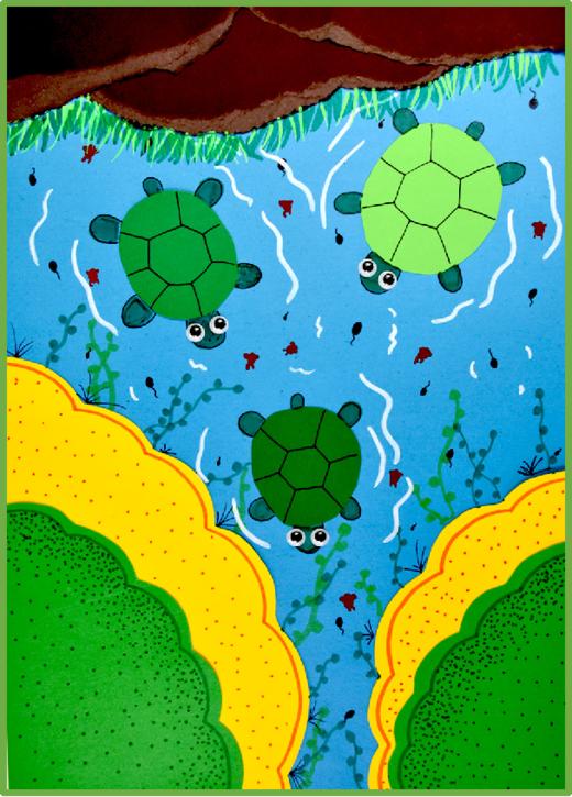 《游来游去的小乌龟》低幼【自动发货：下单后，点击手机短信中收到的链接，即可获取文件下载的链接；如有任何问题，可添加客服微信hm33268获得帮助】
 商品图0