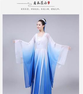 美好盛年汉唐古典舞蹈古装飘逸汉服演出仙女服装表演服装