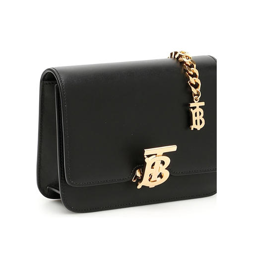 BURBERRY 巴宝莉 女士黑色腰带皮革TB专属标识包 黑色 8012200 A6817 商品图3