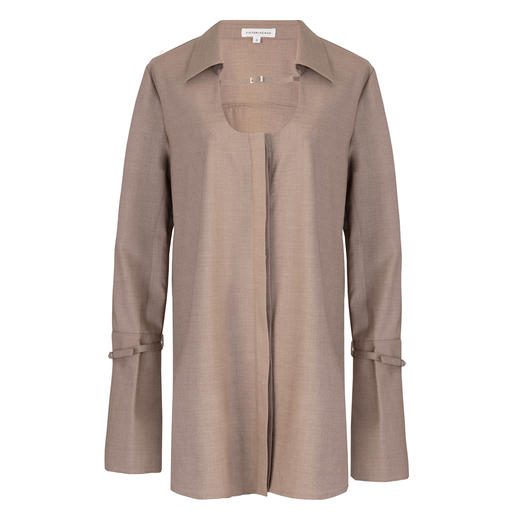 Viktoria Chan | SS21030 Alba shirt with straps [上衣] 商品图3