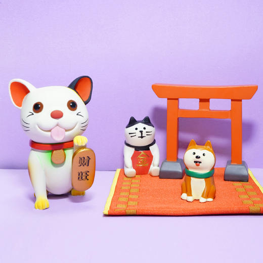 巧克力熊招财开运犬盲盒DG-1868玩具礼物潮流桌面摆件手办 商品图2