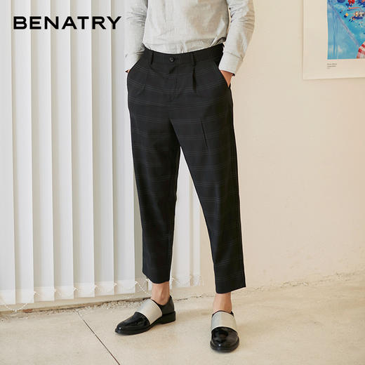 贝纳川九分休闲裤120135001402 商品图0