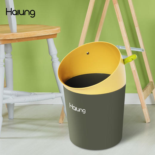 焕龙多彩鹿果皮桶HL5018家用厨房客厅卫生间 商品图0