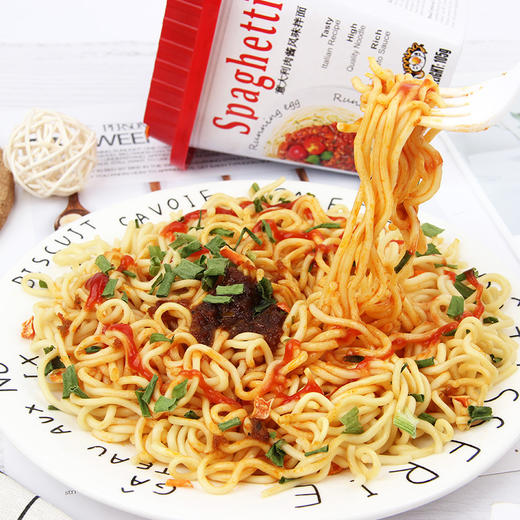 【奔跑吧蛋蛋方便面92g*4袋】running egg咸蛋黄拌面 商品图2