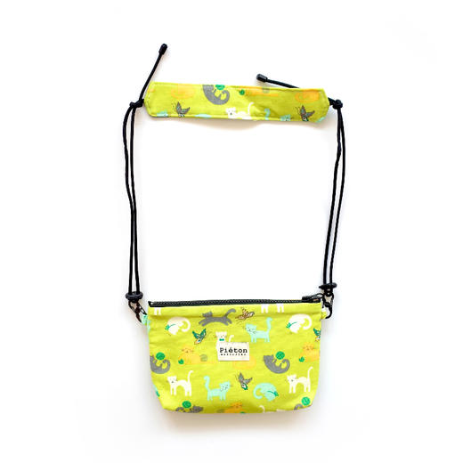 HUJI祤集pieton斜挎包插画小猫戏球 商品图2