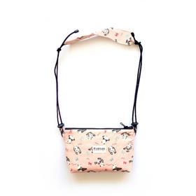 HUJI祤集pieton斜挎包插画可爱熊猫