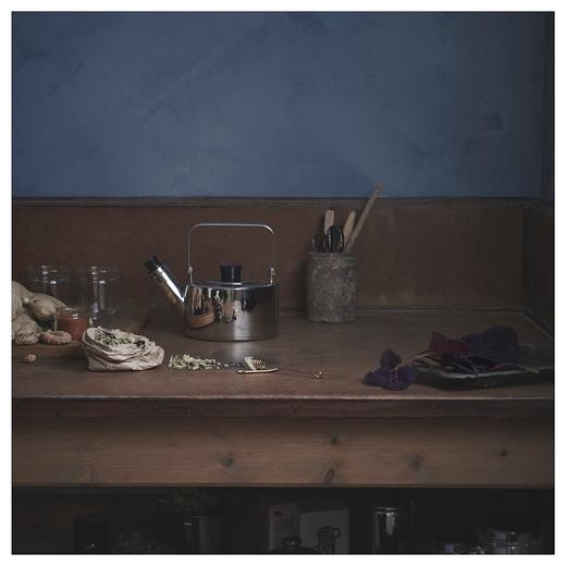 IKEA 宜家 METALLISK 梅塔里斯克 鸣叫水壶 不锈钢 1.5 公升 商品图4