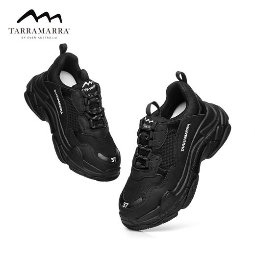 tarramarra 面料牛皮 内里网布 黑兹尔运动老爹鞋 ta5040