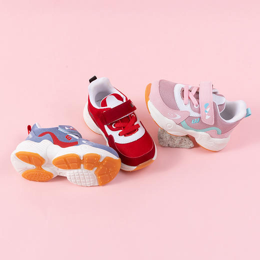 贝贝怡男女童春秋机能小童软底学步鞋运动鞋 商品图1
