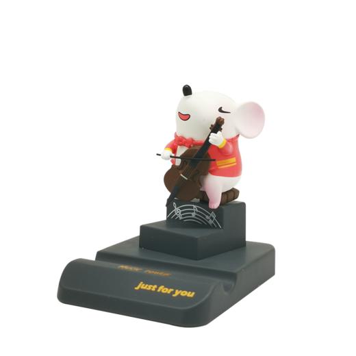 巧克力熊鼠壹不二手机座盲盒MS-3123玩具礼物潮流桌面摆件手办 商品图4