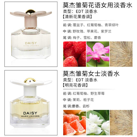 国内现货 Marc Jacobs 马克莫杰小雏菊清甜清新雏菊淡香水 4ml*2瓶 商品图0