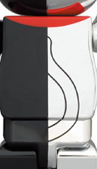 收藏系列 Be@rbrick 1000%系列 千万两 银黑 商品图1