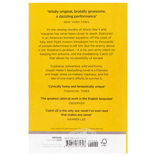 预售 【中商原版】军规22条（电视剧封面版）英文原版 Catch-22 (Tv Tie-In) 文学小说 约瑟夫海勒 Joseph Heller 商品图1