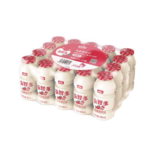 益智多乳酸菌饮品，原味、草莓味，95ml*20瓶 商品图4