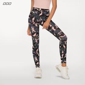 【清仓秒】Lorna Jane Off Duty 迷彩色紧身全长健身裤 072053（清仓产品，收货7天内支持调货、不退款）