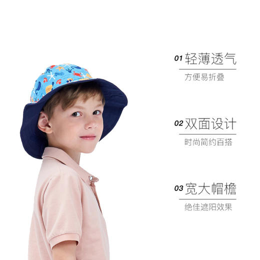 【BANZ】太阳帽 自带防风绳 双面可带 UPF50+防晒 商品图3