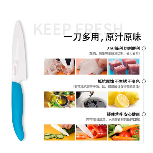 FK-110WH-BU陶瓷果蔬刀（4.5寸） 商品图2