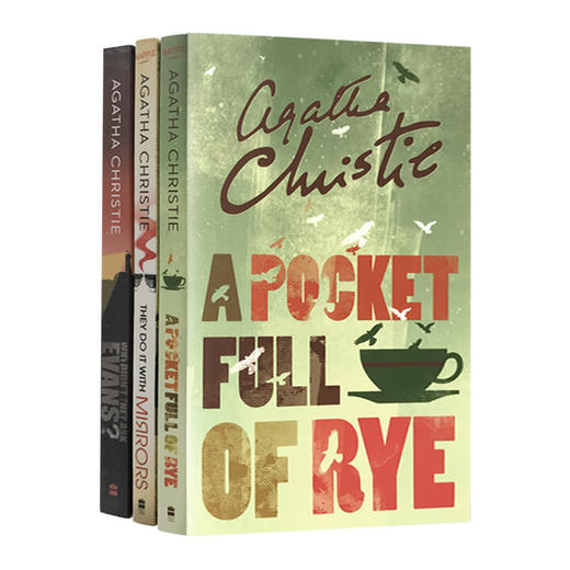 阿加莎系列 马普尔小姐探案第四季3册 英文原版 Miss Marple 英文版侦探小说 黑麦奇案 杀人不难 借镜杀人 悬崖上的谋杀进口正版 商品图0