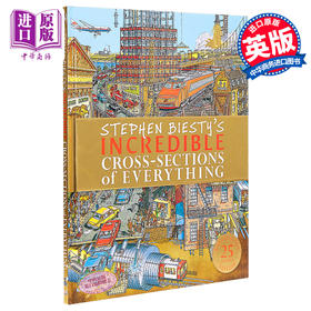 【中商原版】不可思议的大剖面：万物（25周年版） 英文原版 DK-Stephen Biesty’s Incredible Cross-Sections of Everything