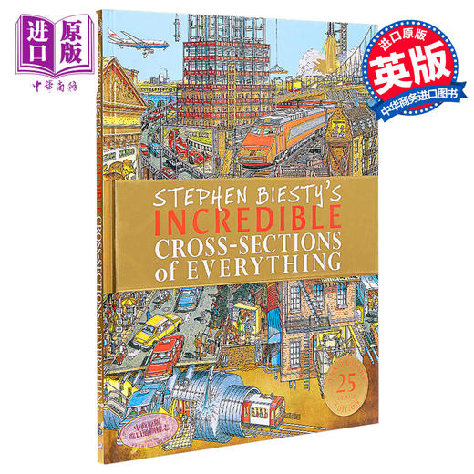 【中商原版】不可思议的大剖面：万物（25周年版） 英文原版 DK-Stephen Biesty’s Incredible Cross-Sections of Everything 商品图0