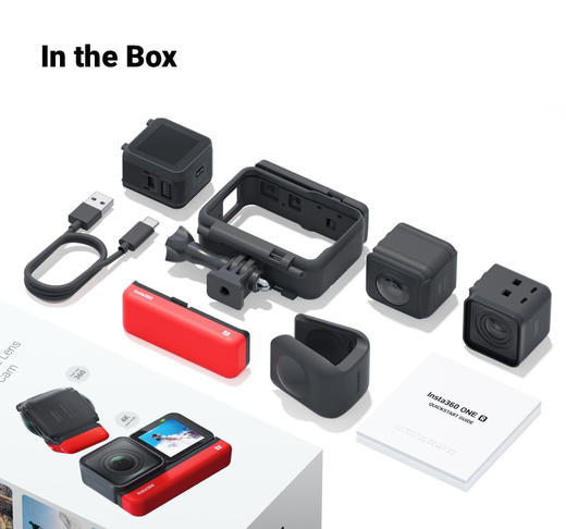【数码】*Insta360 One R高清防抖防水全景运动相机Vlog双镜 商品图4