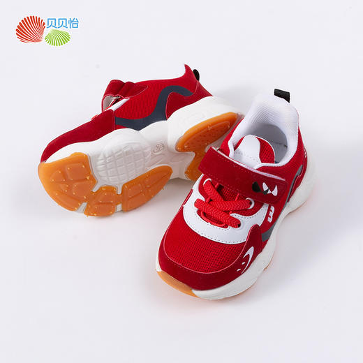 贝贝怡男女童春秋机能小童软底学步鞋运动鞋 商品图8