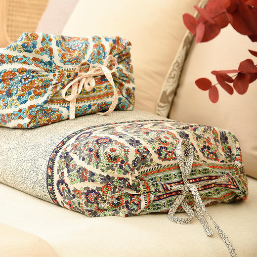 莫代尔调节枕全填充荞麦壳枕头成人中式护颈调节枕 商品图2