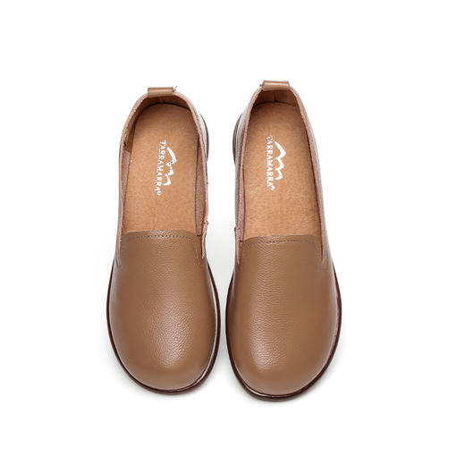 tarramarra乐福鞋女真皮2020秋款圆头娃娃鞋小皮鞋ta7018