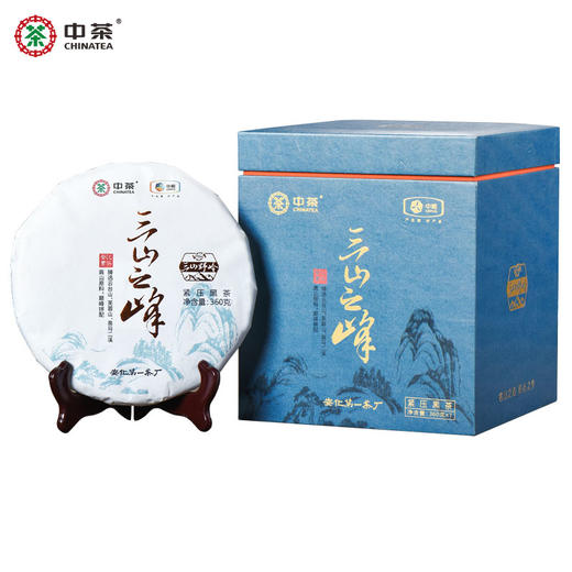 黑茶 中茶 2021年 山之峰圆饼手提收藏版 360g*7 商品图4