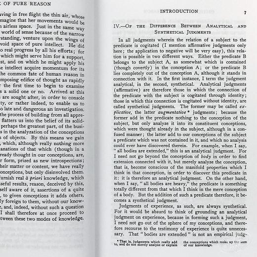 【中商原版】康德：纯粹理性批判 英文原版 Critique of Pure Reason 西方哲学 Immanuel Kant 商品图5