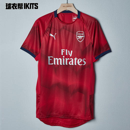 SFS正品 彪马正品特价 阿森纳球员版训练服 赛前热身T恤 男子球衣 商品图3
