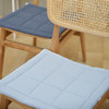 莫兰迪方形椅垫家用办公室四季通用椅垫北欧ins棉麻椅垫 商品缩略图1