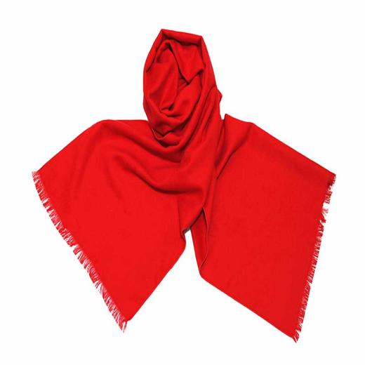 兰之魅bluecharm真丝喜庆红围巾bc29801